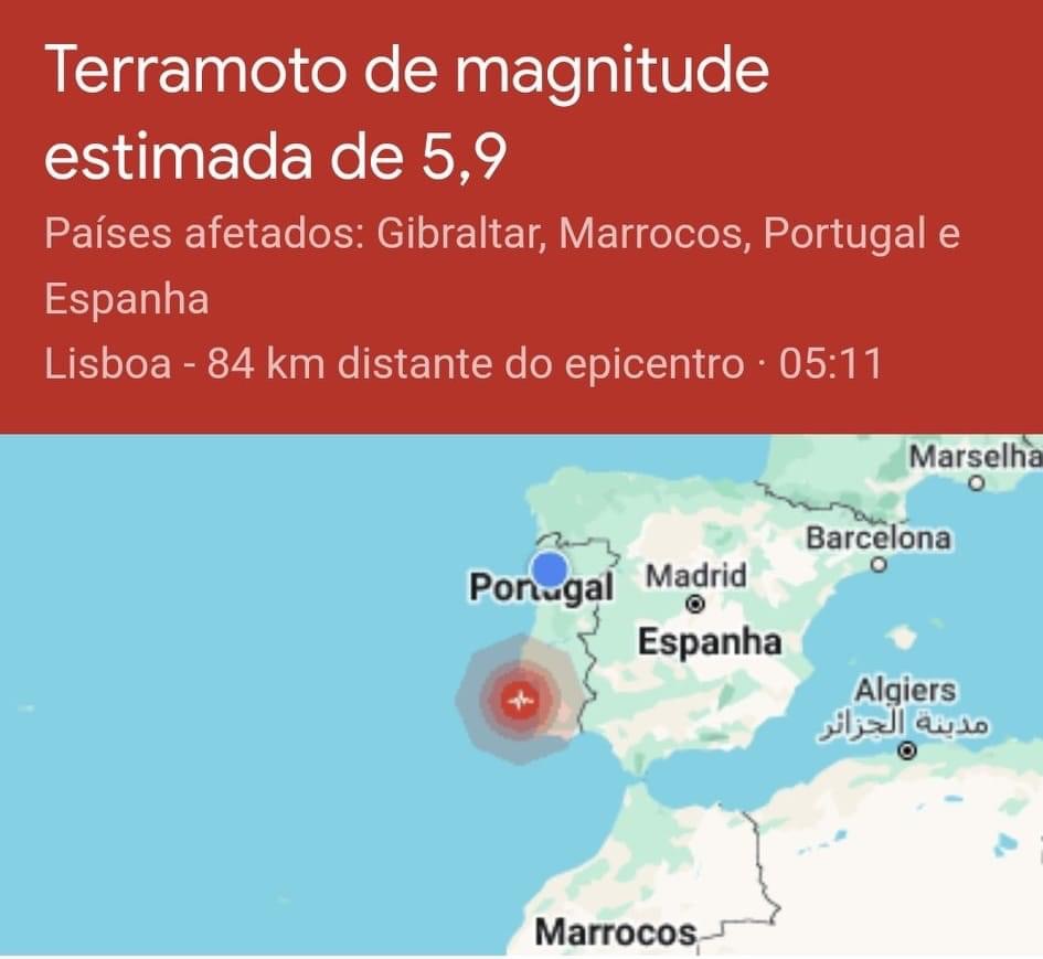 Urgente Sismo em Portugal saiba como foi